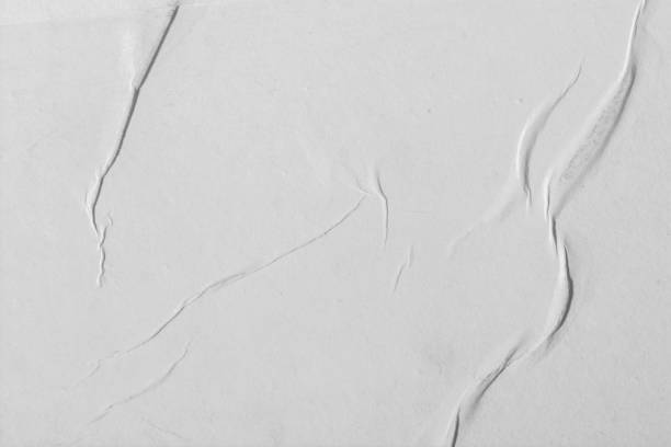 istock Sheet of white paper with folds. 1367866273