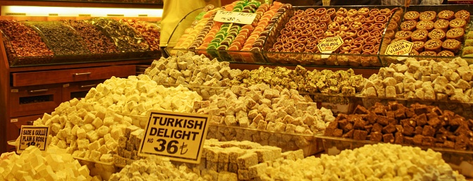 Dulces turcos variados photo