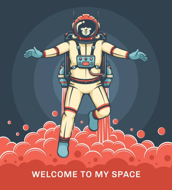 Jetpack Poster 90+ Vintage Jet Pack Stock Illustrations, Royalty-Free Vector Graphics ...