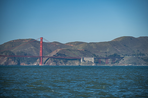 Stock footage of San Francisco's Golden Gate Bridge