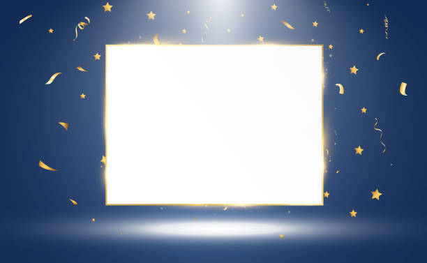 istock illustration of a gold frame 1367869903