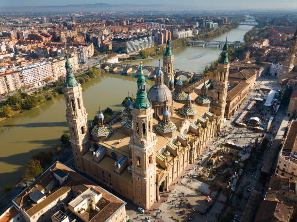 istock Aerial view of Saragossa 1367871113