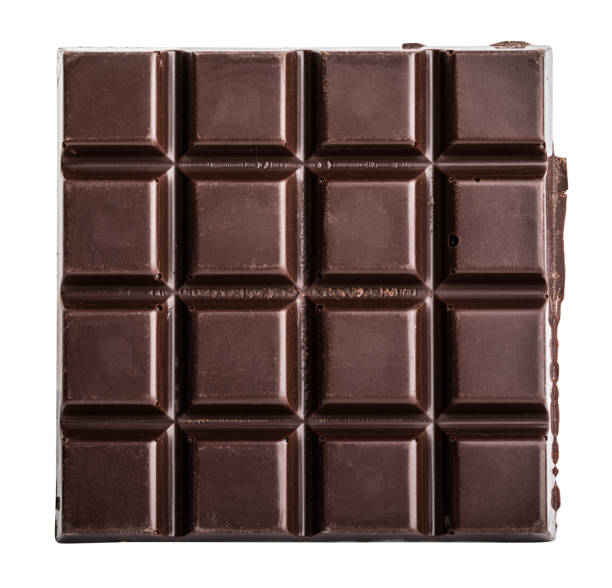 istock Chocolate bar isolated on white background 1367871574