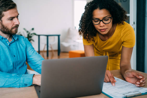 istock Business partners in meeting. 1367874064