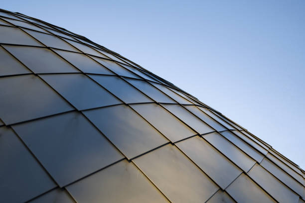 istock round ceiling roof against blue sky 1367875588