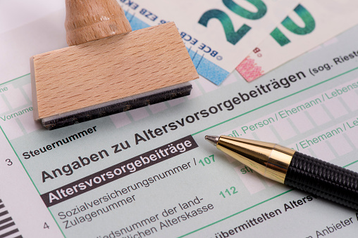 form for German tax return