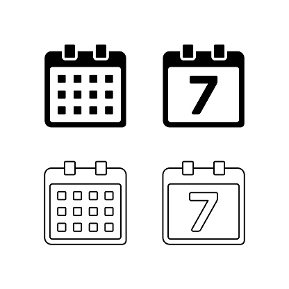 Calendar icons