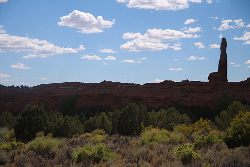 A view of the panorama around the Kodachrome Basin State Park in Utah