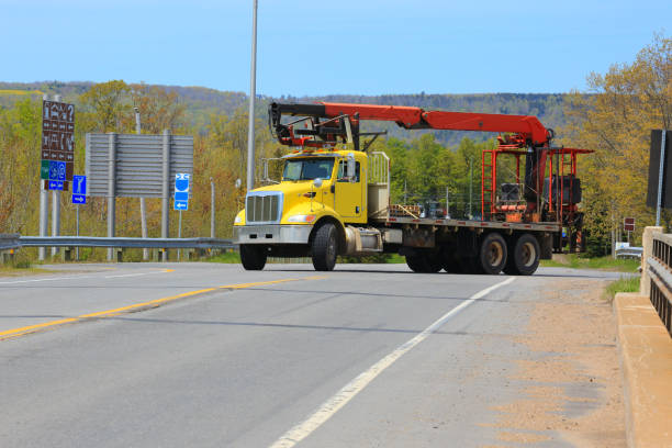 istock Boom truck 1367897062