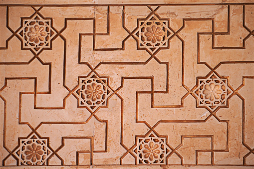 Tiling in Moorish style. Seville, Spain.