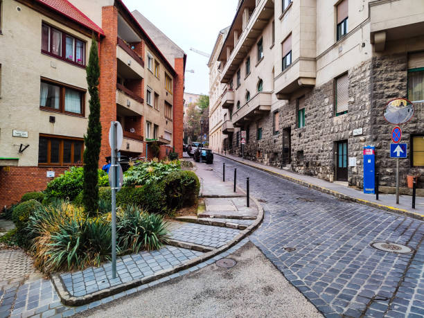 View of old hood in Budapest