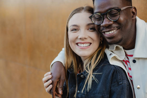 istock Portrait of a multi ethnic couple 1367909326