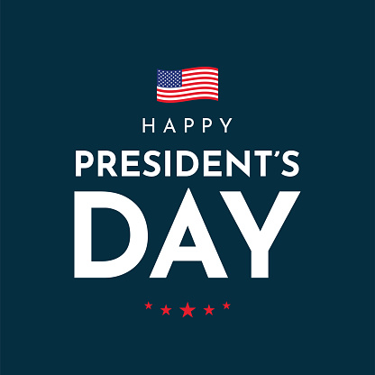 Happy Presidents Day poster, card, background. Vector illustration. EPS10