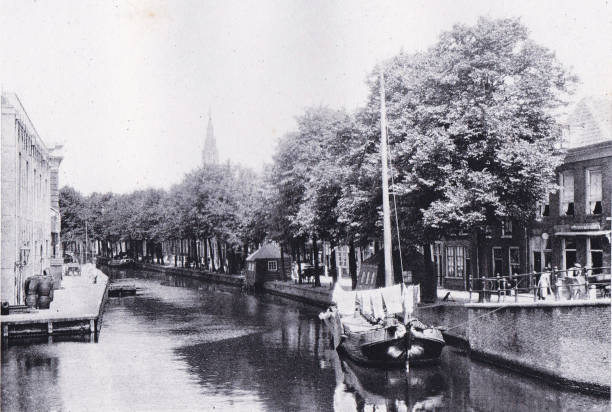 istock Delft, Netherlands (Holland) 1894 Antique Photo 1367919250