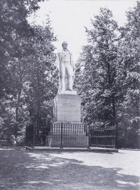 istock Admiral Von Tromp monument in Delft, Netherlands (Holland) 1894 Antique Photo 1367919306