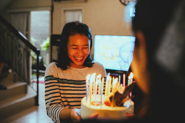 istock Happy friendship at birthday party 1367919347