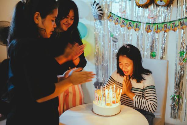 istock Happy friendship at birthday party 1367919355