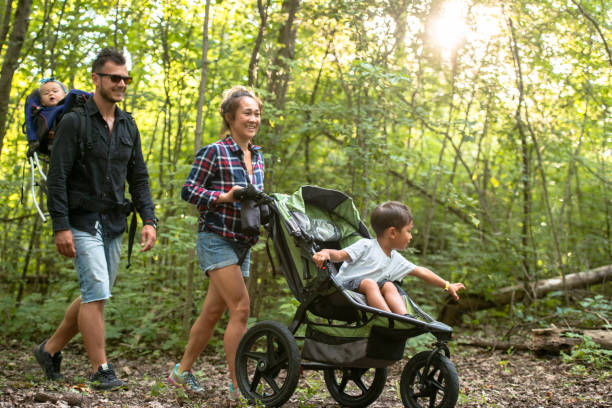 istock Young Family Hiking 1367929804