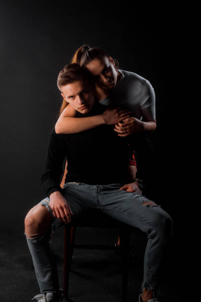 istock Attractive fashion couple 1367941665
