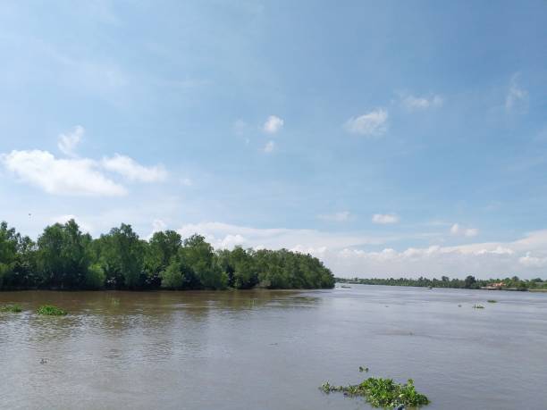 istock Bangprakong river in Chachoengsao at Thailand 1367947206