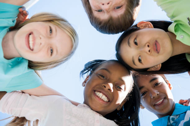 istock Aerial View of Children 1367947529