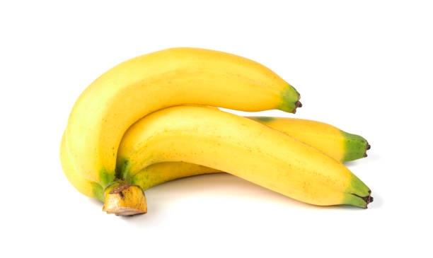 istock Bunch of bananas isolated on white background 1367948103