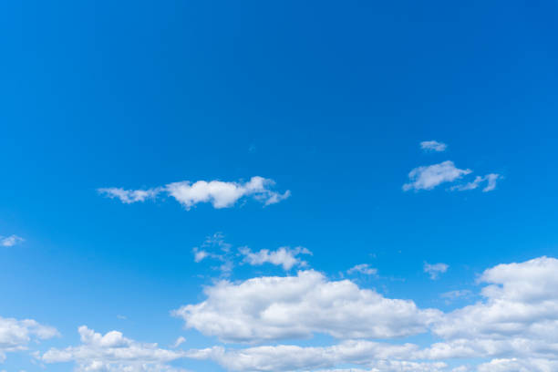 istock Beautiful blue sky with clouds in clear sunny weather 1367953458