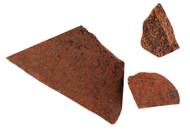istock Chocolate truffles candies covered with cocoa isolated on white background. 1367958921