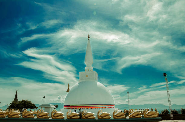 Nelligala International Buddhist Center, Kandy - Sri Lanka. This temple is well known and visited by both Buddhists and non-Buddhists. The natural environment is mind soothing.