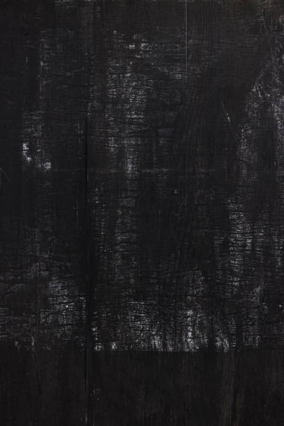 istock Part of an old black wooden wall 1367963938
