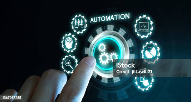 Automation Software Technology Process System Business Concept Stock Photo - Download Image Now