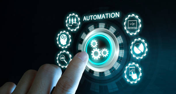 automação software tecnologia process system conceito de negócios. - automatizado - fotografias e filmes do acervo