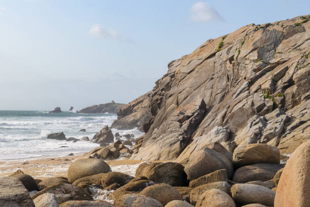 istock Coastline Cote Sauvage on the peninsula Quiberon, Brittany 1367972340