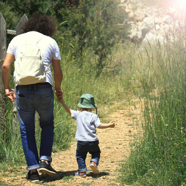 istock Father and Son on a Journey 1367980706