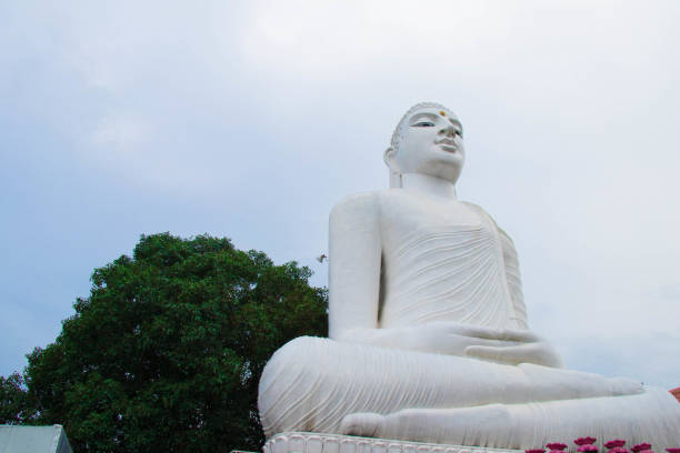 istock Bahirawakanda Temple. Buddha Statue in Kandy, Sri Lanka. 1367982352