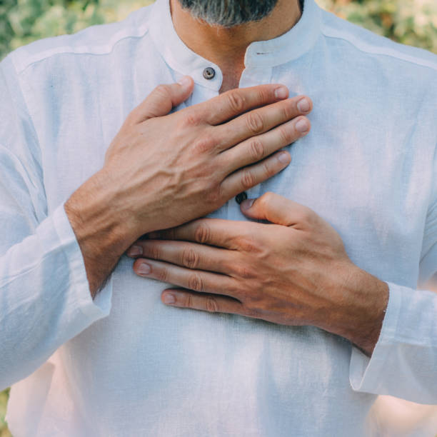 istock Reiki Self-Treatment Healing 1367982707