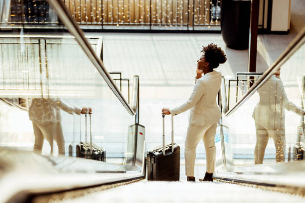 istock Business woman leaving a vocal message 1367983378