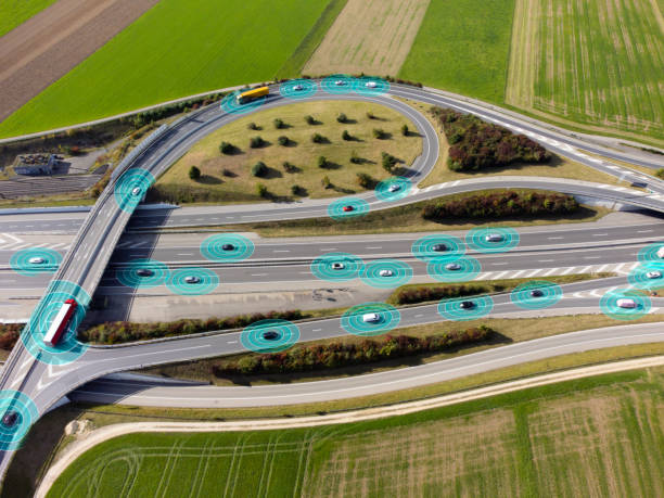 istock Self Driving Cars on Highway 1367983656