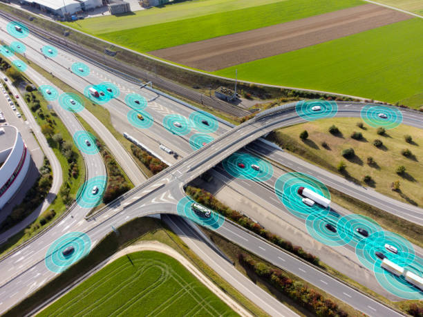 istock Self Driving Cars on Highway 1367983658