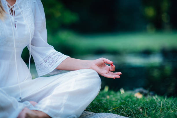 istock Meditation by the water 1367985714