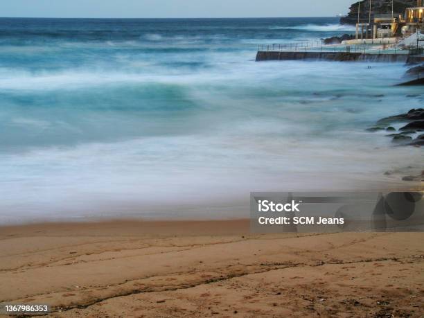 Misty Waves Stock Photo - Download Image Now - Australia, Beach, Beauty In Nature