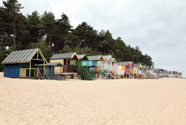 istock Beach huts Wells-next-the-sea 136798636