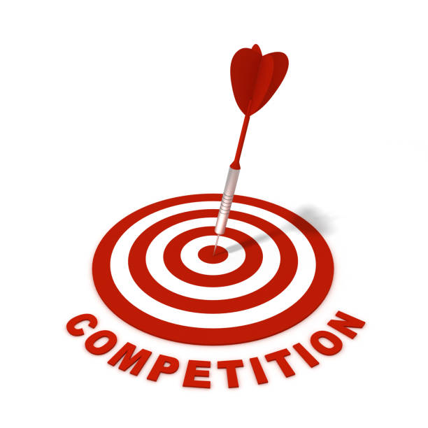 istock Dart on target business competition concept 1367991678