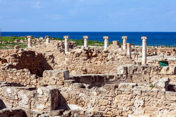 istock Roman building ruins at Kato Paphos (Pafos) Cyprus 1367995498