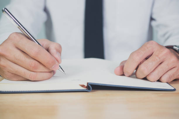 istock Business man working with documents in the office 1367996517