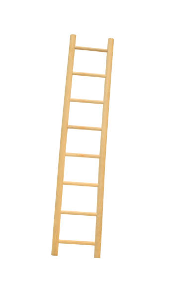 istock Wooden Ladder On White 1367999463