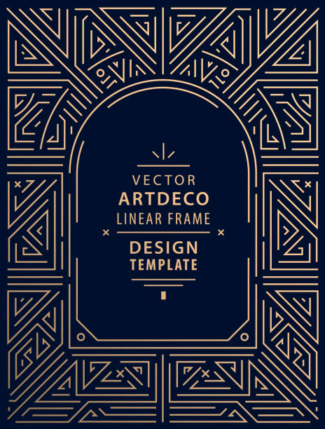 Vector arch art deco line border. Modern arabic gold frame, decorative geometric label frame. Linear ornament composition, vintage. Use for packaging, branding, decoration, etc. Vector arch art deco line border. Modern arabic gold frame, decorative geometric label frame. Linear ornament composition, vintage. Use for packaging, branding, decoration, etc. arches stock illustrations