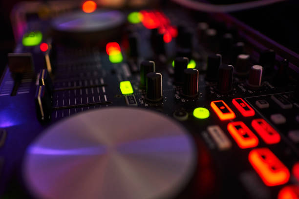 istock professional DJ remote. DJ equipment. sound equipment 1368004555