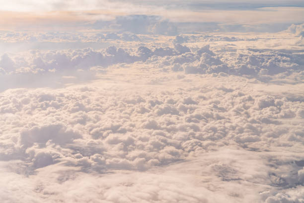 istock View over the clouds above Tanzania. Bright skyscape 1368009129