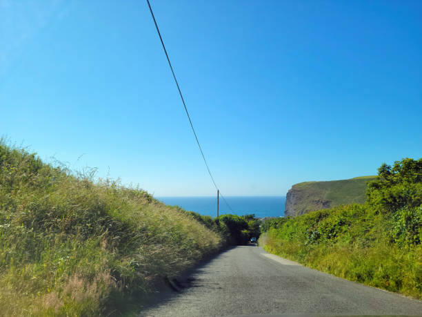 istock Cornish country road near Tintagel 1368011534
